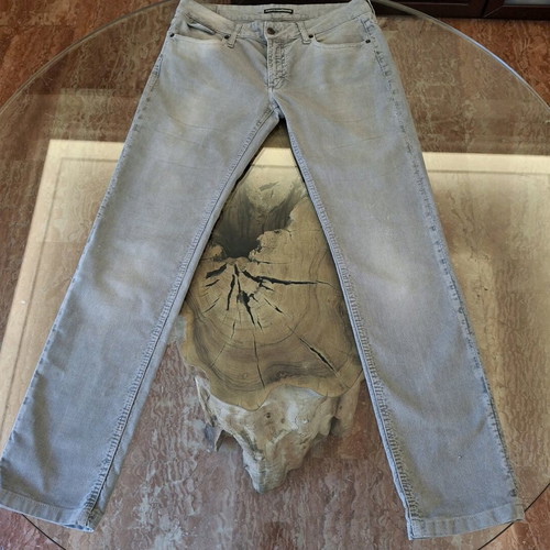 Drykorn pants used, corduroy light gray, size M-L