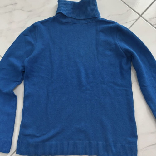 Blue turtleneck sweater used size XS women's