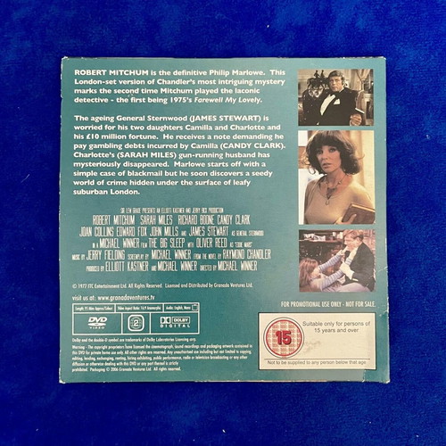 The Big Sleep DVD like new, English version without Greek subtitles