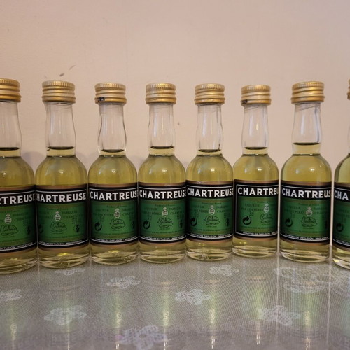 Chartreuse liqueur miniatures new, set of 12 x 30ml