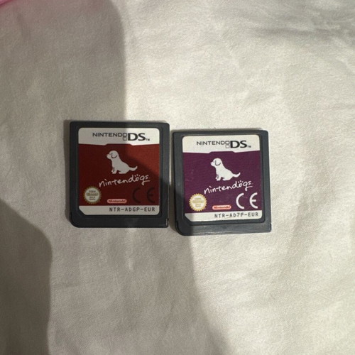 Nintendogs Labrador & Dachshund Nintendo DS cartridges like new, collectible