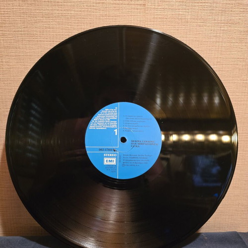Melina Tanagri Ola Mperdevontai Glyká vinyl record used, entechno