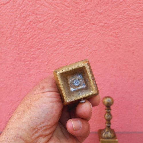 Brass finials used, solid