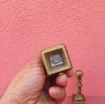 Brass finials used, solid