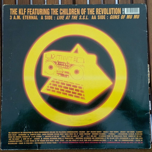 The KLF 3 A.M. Eternal vinyl like new