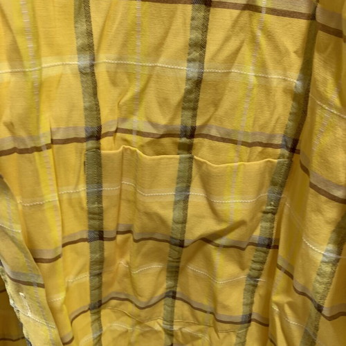 Berto Lucci men's shirt XL yellow like new, barely worn