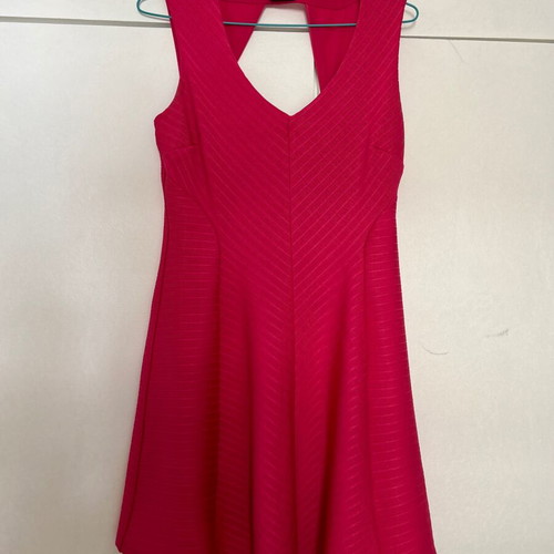 Miss Selfridge L fuchsia dress.