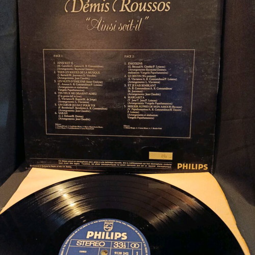Demis Roussos Ainsi Soit-il LP vinyl used, pop