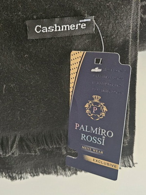Palmiro Rossi men's cashmere scarf new with tag