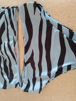 Bikini black and blue medium size like new