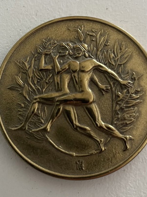 Χάλκινο αναμνηστικό μετάλλιο IAAF Athens 1997 σαν καινούργιο