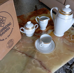 Vintage Σερβίτσιο καφέ/τσαγιού Schirnding Bavaria porcelain