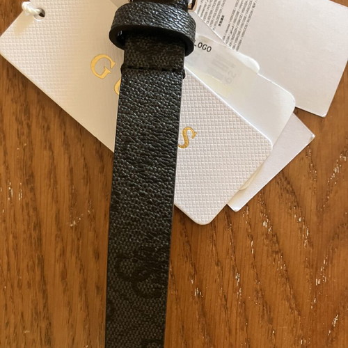 Guess black belt with logo, size Medium