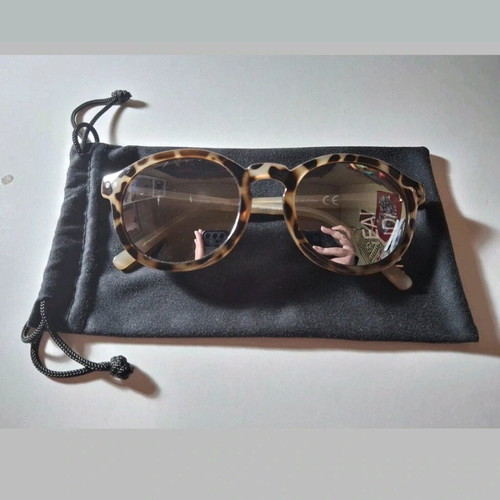 Cheap Monday sunglasses used, leopard print, black and brown