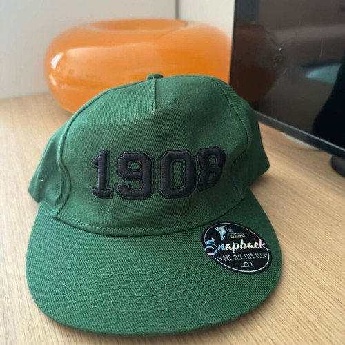 Panathinaikos 1908 Flat Snapback Hat like new, green