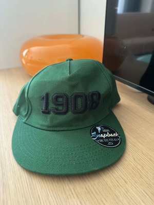 Panathinaikos 1908 Flat Snapback Hat like new, green