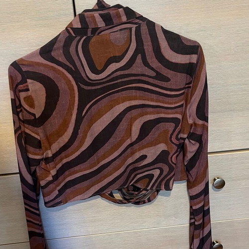Pull & Bear shirt top like new, pink and purple, size XS/S