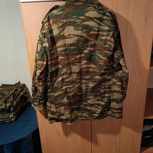 Greek camouflage jacket size L used without lining