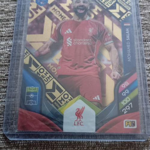 Momentum Panini FIFA 365 2025 Mohamed Salah card, Liverpool