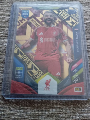 Momentum Panini FIFA 365 2025 Mohamed Salah card, Liverpool