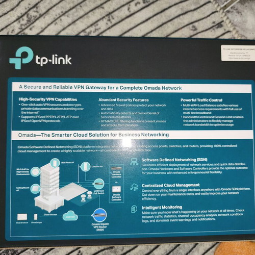 Tp-Link Omada ER605 Gigabit VPN Router used, 1000mbps Dual WAN