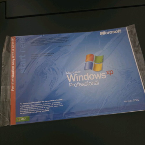 Windows XP Pro 2002 sealed collectible new