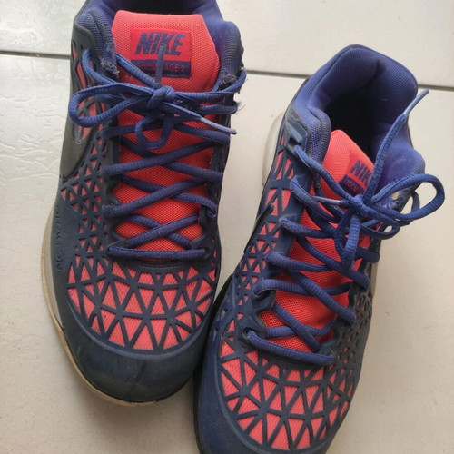 Nike Zoom Cage 2 Dragon athletic shoes used, size 42.5, purple
