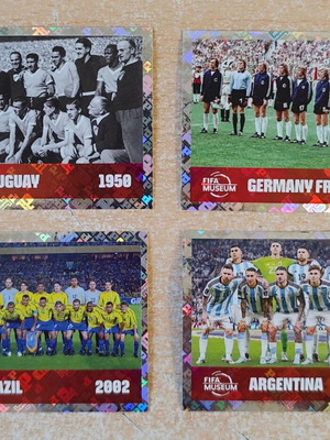 Panini World Cup 2026 FWC10,13,16,19 collectible stickers