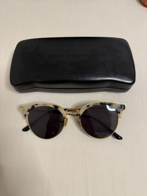 Gentle Monster sunglasses, grey and gold