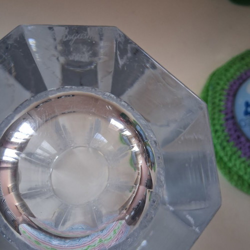Rogaška Nova Crystal Vase 28cm like new, vintage design