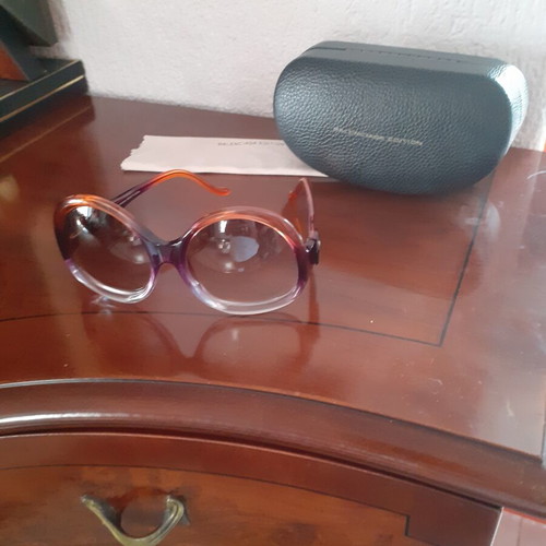 Balenciaga sunglasses like new, purple and orange edition