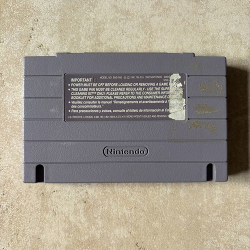 GP-1 Part II Super Nintendo SNES game, American