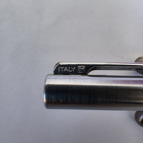Aurora Marco Polo pen used, stainless steel, made in Italy