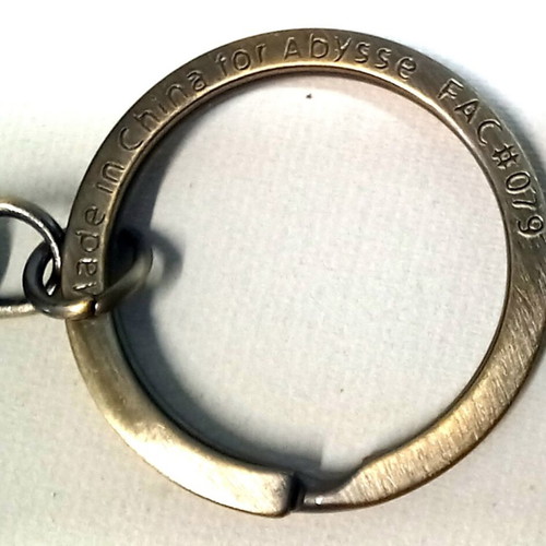 Marvel Captain Marvel Logo Metal Collectible Keychain like new