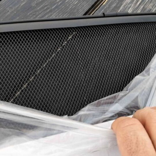 Fireplace screen No 57, black metal