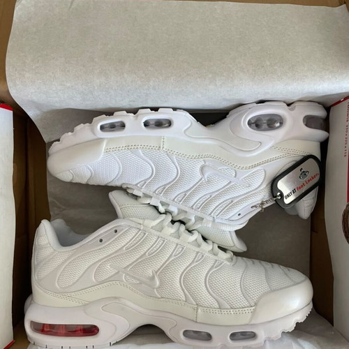 Nike Air Max Plus TN white sneakers new, athletic style