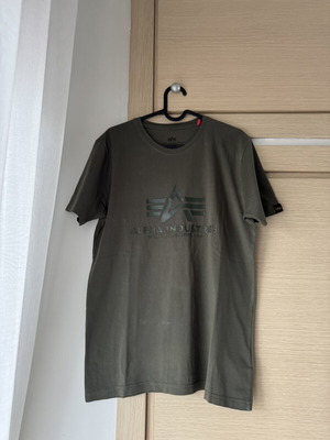 Alpha Industries μπλούζα μεταχειρισμένη, μέγεθος M, πράσινη