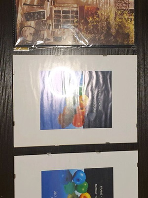 Wall frames new, set of 3 pieces