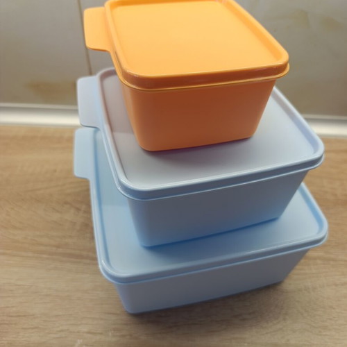 Set of 3 Tupperware containers 500ml, 1.26lt, 2.5lt new