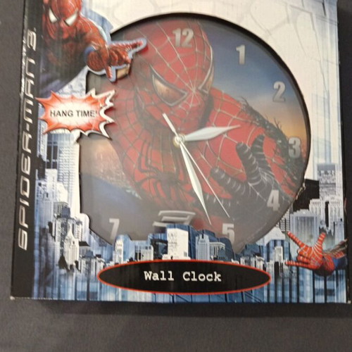 Spiderman wall clock new, analog