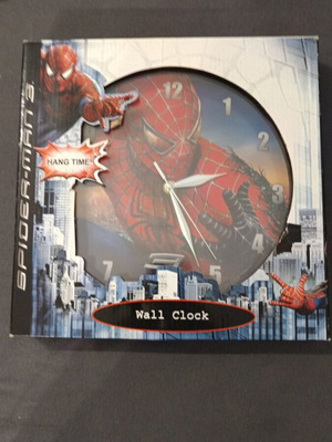 Ρολόι τοίχου Spiderman καινούργιο, αναλογικό
