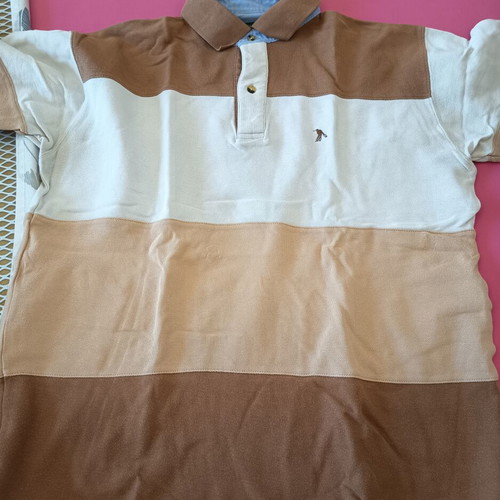 Men's short-sleeve shirts like new, pack of 7, size L, multicolor