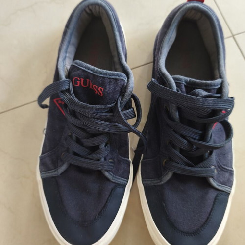 Guess sneakers size 45 used, blue and red
