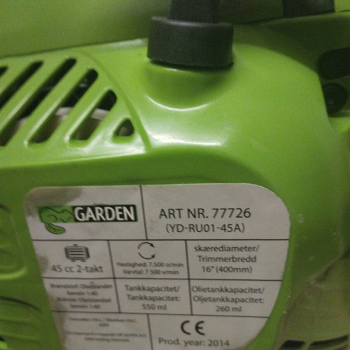 Petrol chainsaw unused