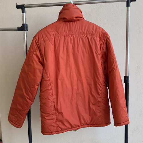 Men's winter jacket like new, size L, orange