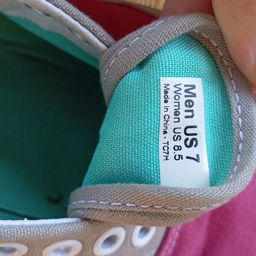 Pink Vans shoes size 41.5 without laces