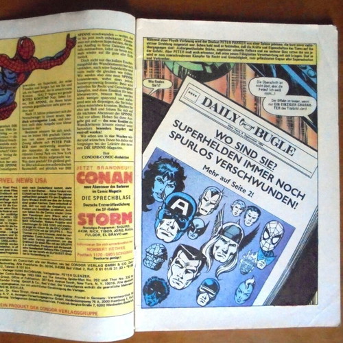 Spider-Man Die Spinne #111 German edition comic used, first black suit appearance