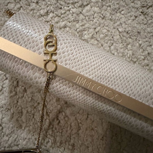 Jimmy Choo sunglasses like new, black with thin gold frame