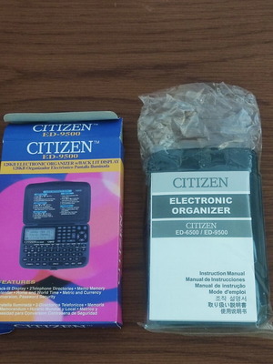 Citizen Electronic Organizer new with box and manual