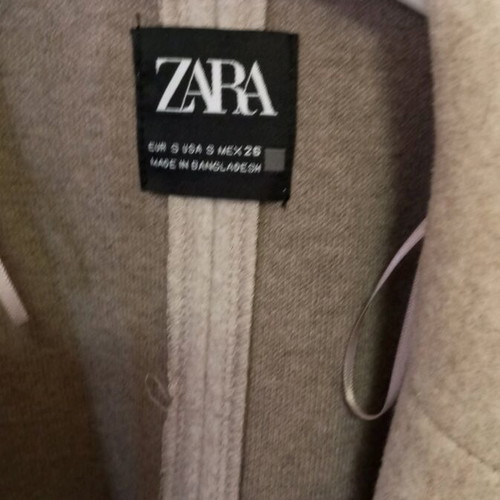 Zara coat beige like new, size S